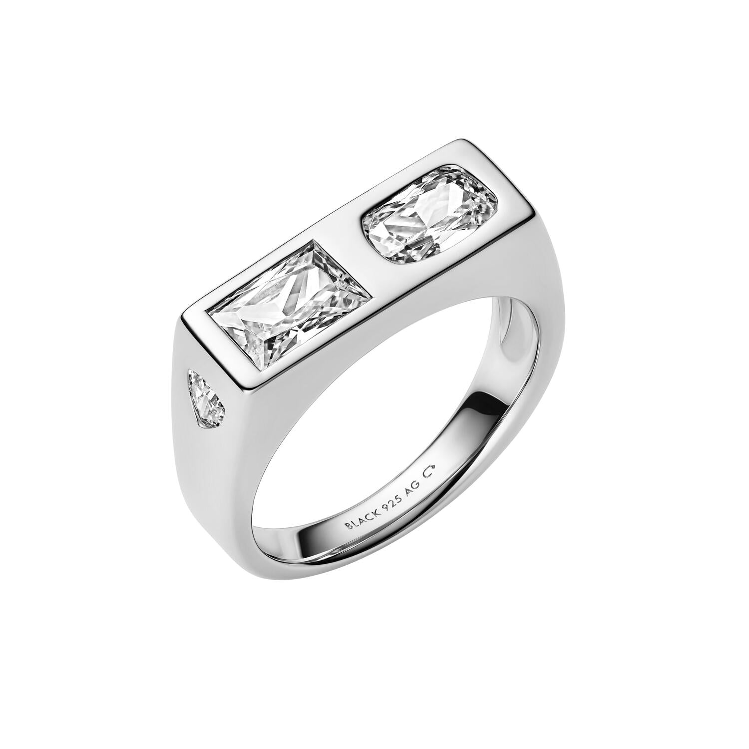 Us Three Signet ring - sølv